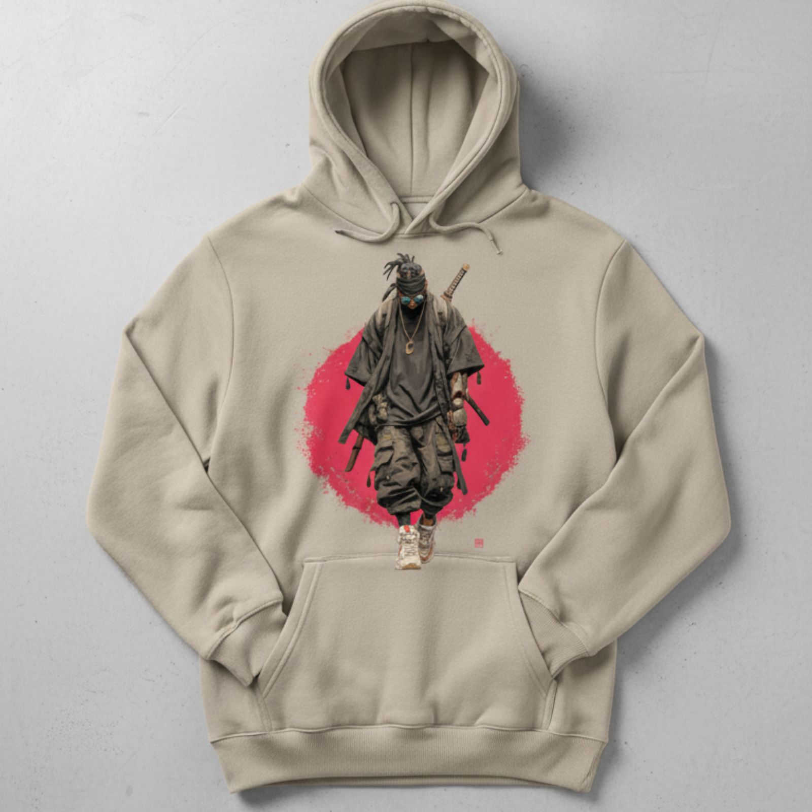 Cyberpunk Samurai Graphic Hoodie Cyberpunk Samurai Graphic Hoodie