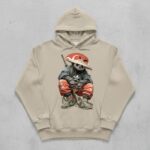 Samurai Panda Graphic Hoodie
