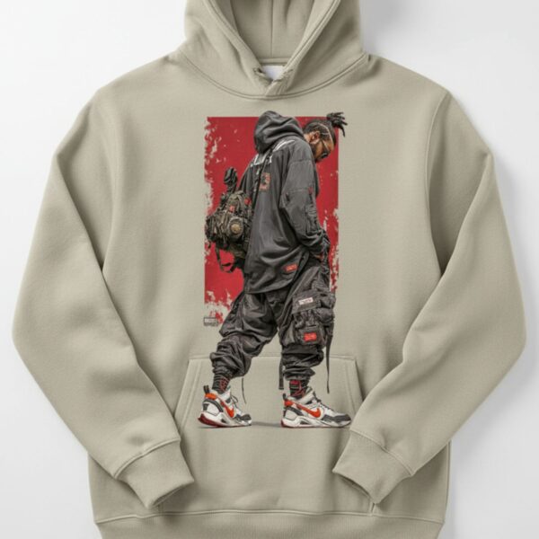 Urban Techwear Graphic Hoodie